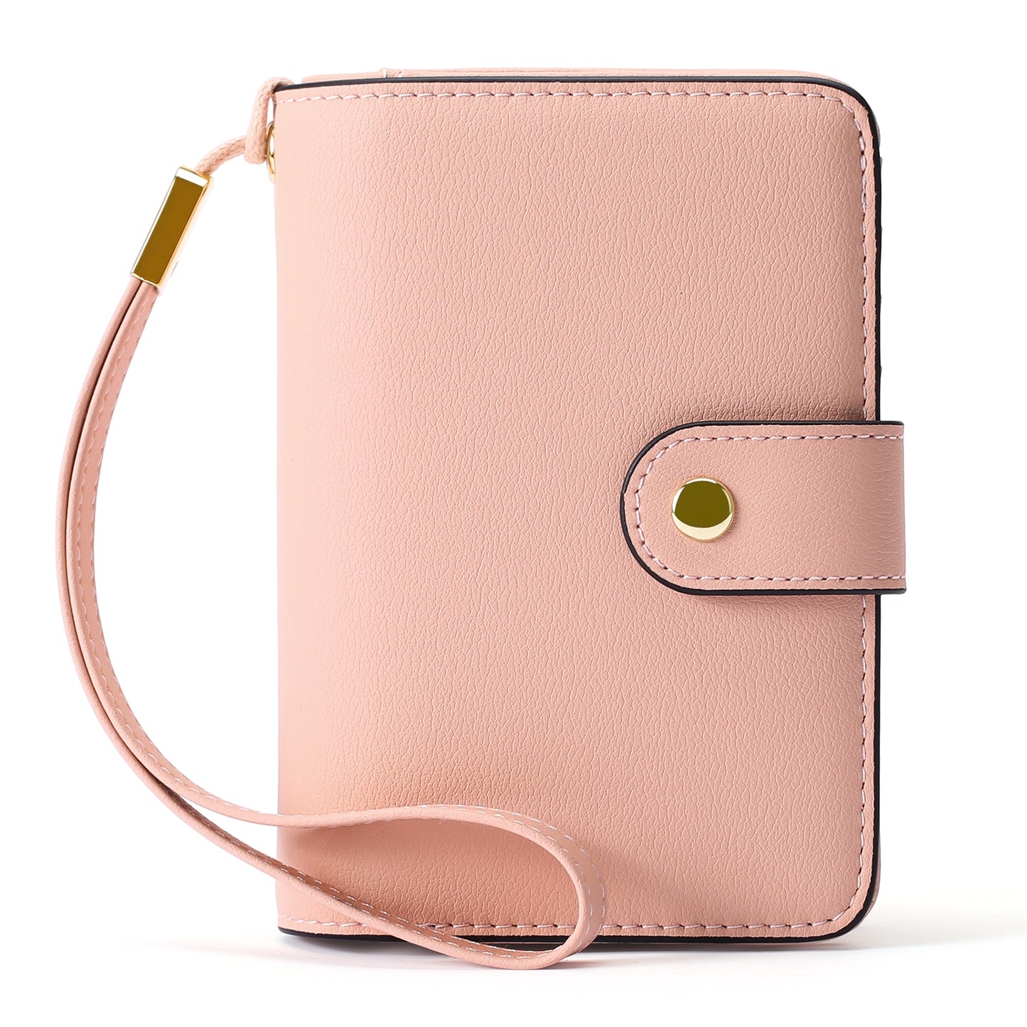GAEKEAO Wallet for Women Ladies Bifold Leather RFID-Blocking Wristlet Purse Wallet Credit Card Holder with ID Window