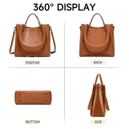 GAEKEAO Women’s Hobo Bag Vegan Leather Tote with Top Handle and Adjustable Crossbody Strap