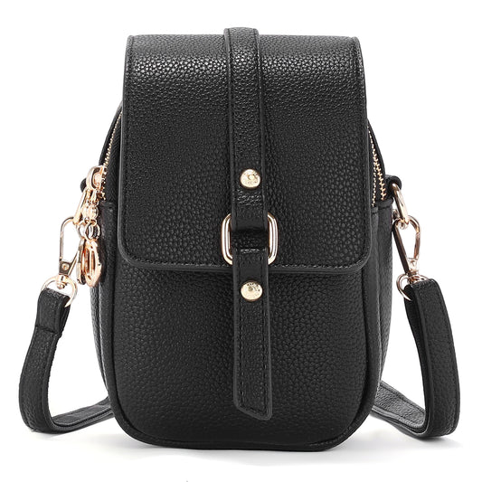 GAEKEAO Small Crossbody Bags for Women Leather Cell Phone Purse Bag Wallet with RFID Blocking