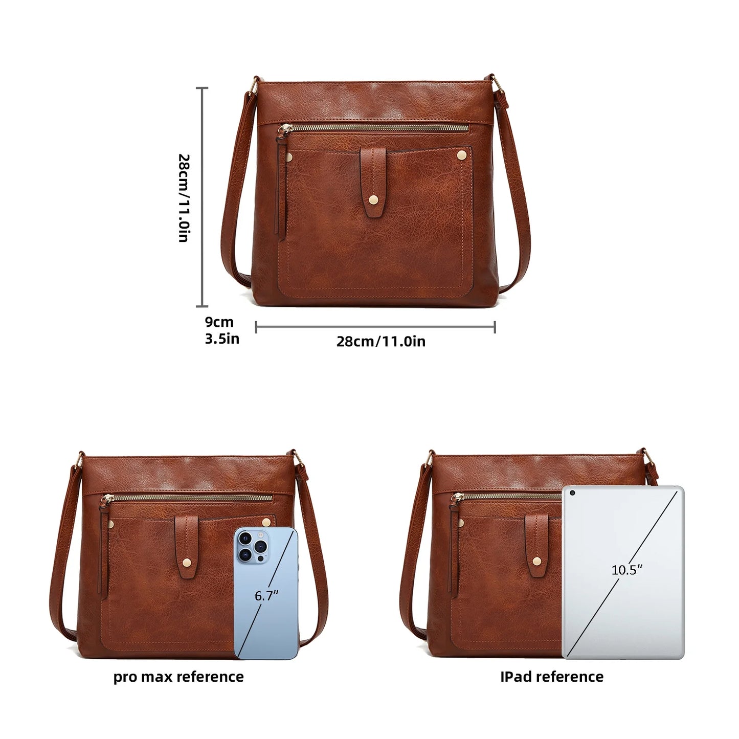 GAEKEAO Hobo Bags for Women Large Leather Purses and Handbags Crossbody Tote Shoulder Bag with Side Pockets Adjustable Strap