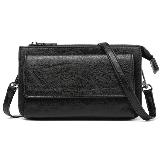 GAEKEAO RFID Blocking Small Crossbody Bag for Women with Cell Phone Pocket, Credit Card Slots, and Shoulder Strap