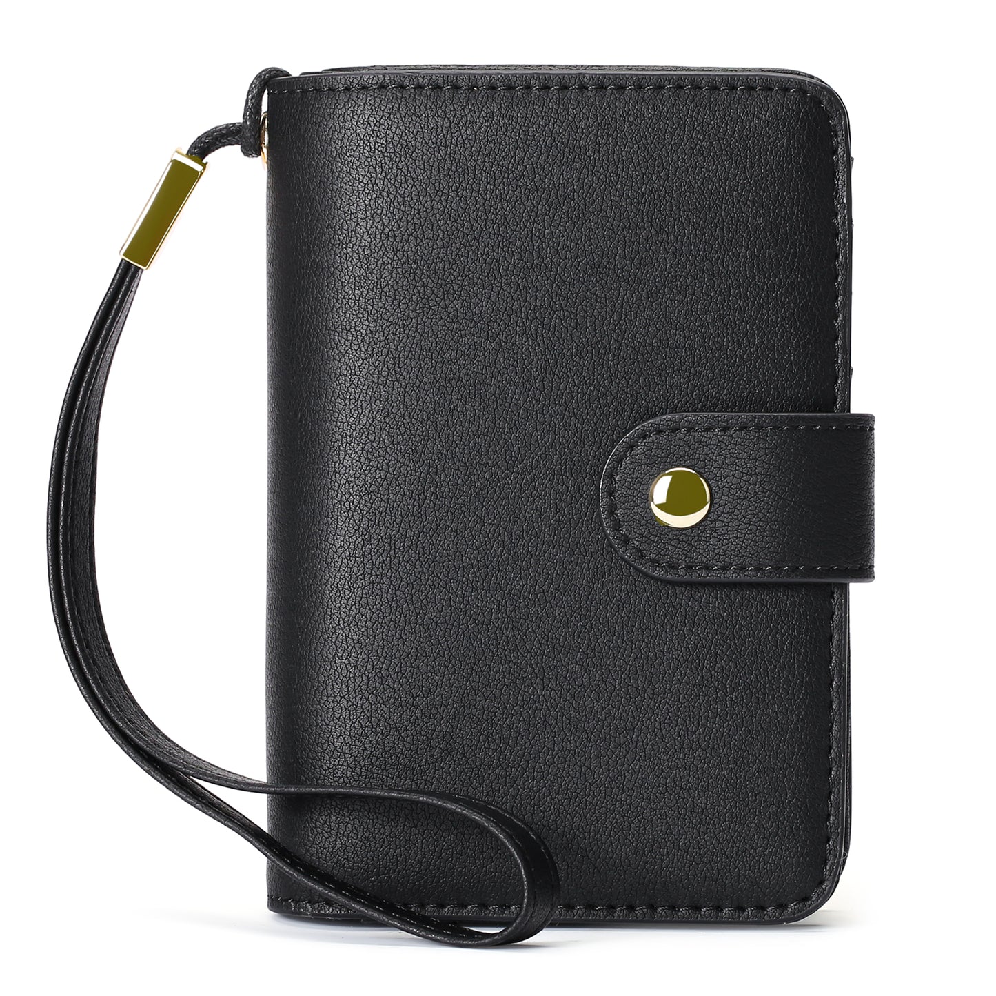 GAEKEAO Wallet for Women Ladies Bifold Leather RFID-Blocking Wristlet Purse Wallet Credit Card Holder with ID Window