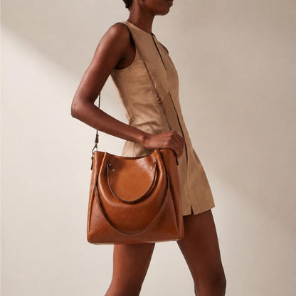 GAEKEAO Women’s Hobo Bag Vegan Leather Tote with Top Handle and Adjustable Crossbody Strap