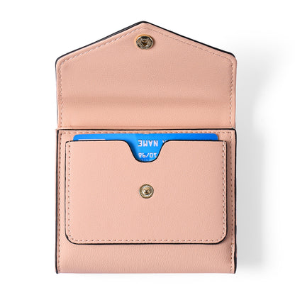 GAEKEAO Small Wallet for Women Leather RFID Blocking Credit Card Holder Organizer Mini Bifold Zipper Coin Purse