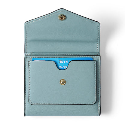 GAEKEAO Small Wallet for Women Leather RFID Blocking Credit Card Holder Organizer Mini Bifold Zipper Coin Purse