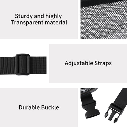 GAEKEAO Clear Stadium-Approved Fanny Pack, Waterproof Crossbody Belt Bag for Men and Women