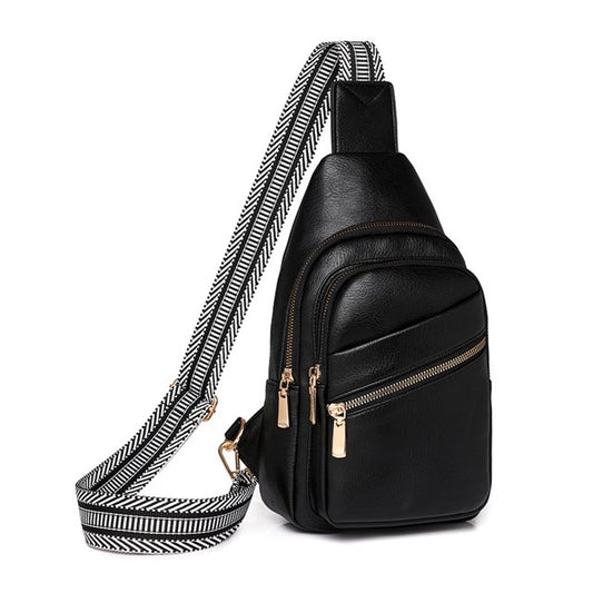 GAEKEAO Daily Sling Bag with Adjustable Straps Crossbody Chest Bag Lightweight Small Backpack for Casual Traveling Hiking