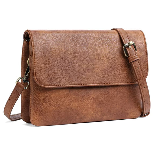 GAEKEAO Crossbody Bags for Women Genuine Leather Shoulder Handbags Small Cell Phone Purse with Credit Card Slots