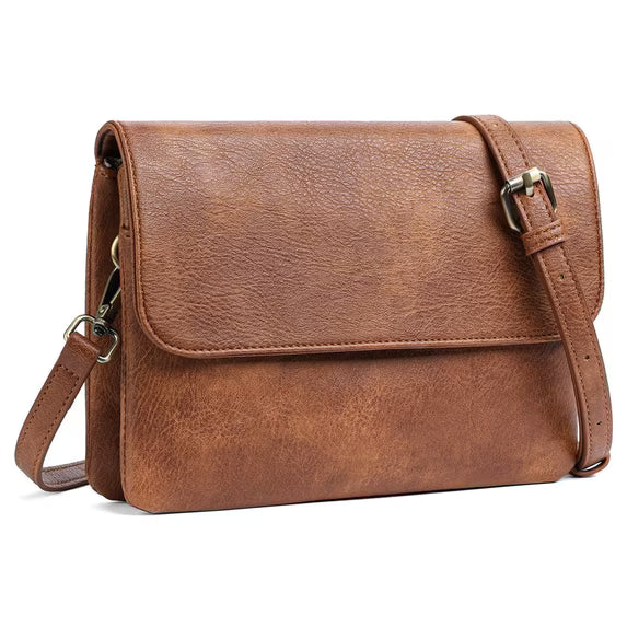 GAEKEAO Crossbody Bags for Women Genuine Leather Shoulder Handbags Small Cell Phone Purse with Credit Card Slots