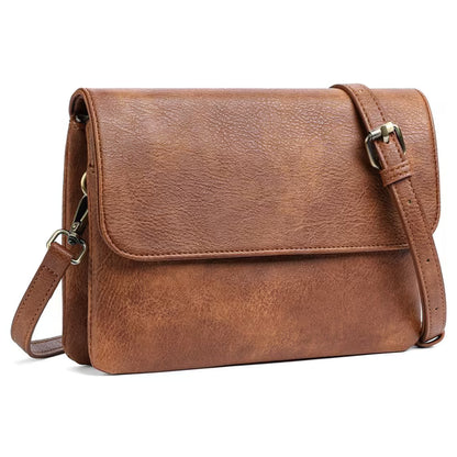 GAEKEAO Crossbody Bags for Women Genuine Leather Shoulder Handbags Small Cell Phone Purse with Credit Card Slots