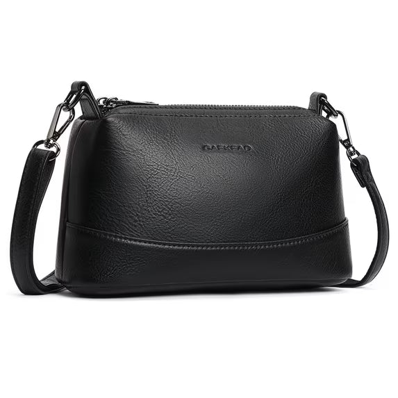 GAEKEAO Women’s Small Crossbody Bag Vegan Leather Shoulder Purse Adjustable Strap Compact Travel Handbag for Daily Use