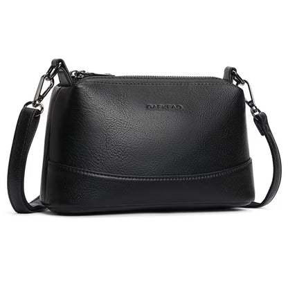 GAEKEAO Women’s Small Crossbody Bag Vegan Leather Shoulder Purse Adjustable Strap Compact Travel Handbag for Daily Use