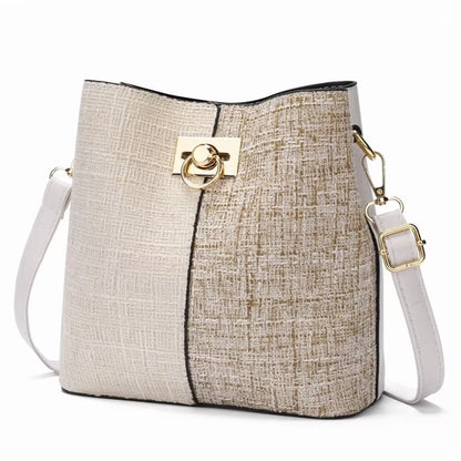 GAEKEAO Crossbody Purses for Women Vegan Leather Bucket Bags Trendy Ladies Handbag Shoulder Purse Multi Pockets