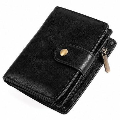GAEKEAO Men's Wallet Samll RFID Blocking Bifold Wallet for Men Leather Credit Card Holder 11 Card Slots