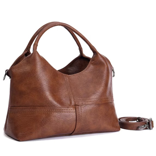 GAEKEAO Women’s Medium Satchel Bag with Top Handle and Detachable Crossbody Strap