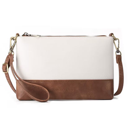 GAEKEAO Women's Crossbody Wristlet Wallet Vegan Leather Cell Phone Purse with Adjustable Strap and 6 Credit Card Slots