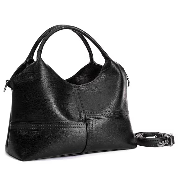 GAEKEAO Women’s Medium Satchel Bag with Top Handle and Detachable Crossbody Strap