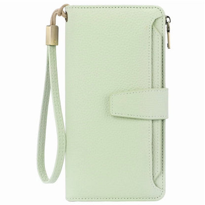 GAEKEAO Womens Wallet Slim Thin RFID Blocking Floral Vegan Leather Card Holder Bifold Long Ladies Wallet with Zipper Pocket
