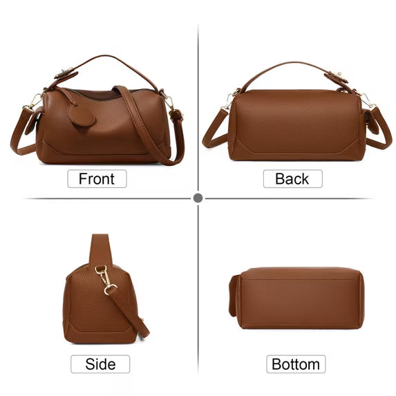 GAEKEAO Women’s Small Shoulder Bag Vegan Leather Crossbody Handbag with Adjustable Removable Strap