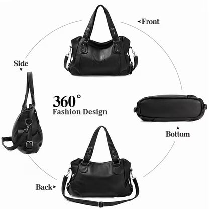 GAEKEAO Women’s Satchel Handbag Spacious Shoulder Purse with Detachable Strap